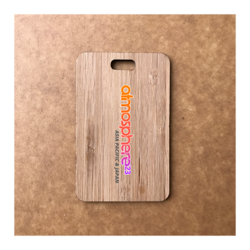 Custom Bamboo Luggage Tag 13