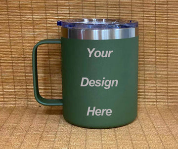 Custom Stainless Steel Coffee Mugs 02(12 Oz)