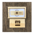 Custom Bamboo thumb drive set 01