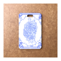 Custom Bamboo Luggage Tag 13
