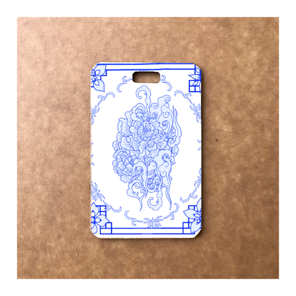 Custom Bamboo Luggage Tag 13