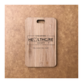 Custom Bamboo Luggage Tag 13