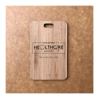 Custom Bamboo Luggage Tag 13