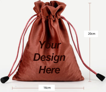 Custom Velvet Drawstring Bag 06 (16x20cm)