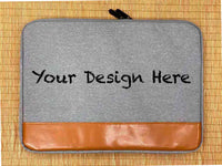Custom laptop case 15 inch grey