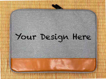 Custom laptop case 15 inch grey