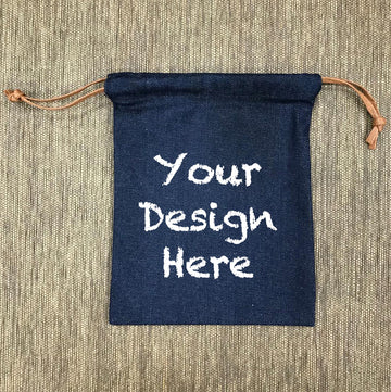 Custom Denim Drawstring Bag 103