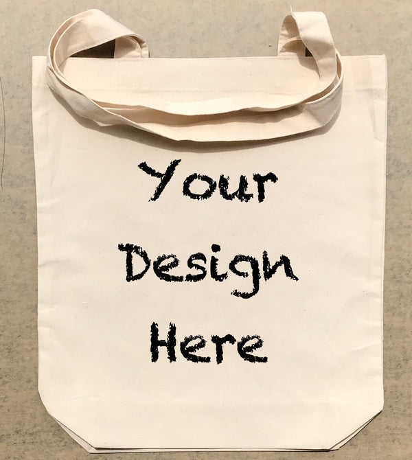 Custom tote bag printing 68 （34x38x8cm, 12Oz)