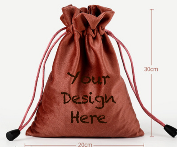 Custom Velvet Drawstring Bag 10 (20x30cm)
