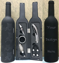 Custom wine opener set