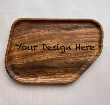 Custom solid wooden tray 21(19.8x2cm)