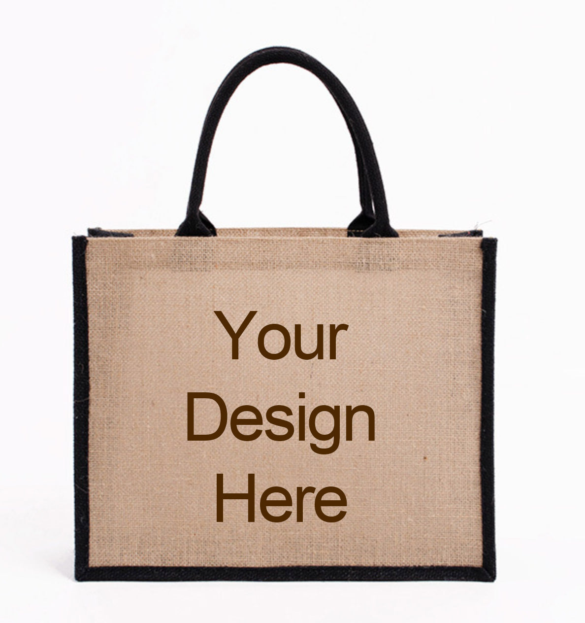 Custom Jute Bag 07 39x31x15cm