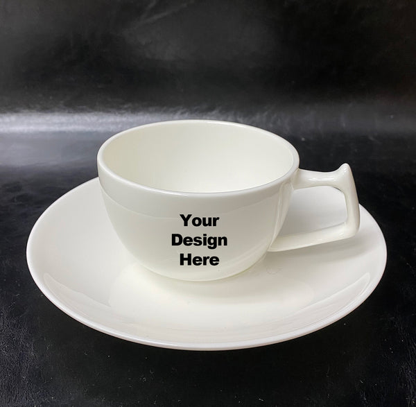 Custom Espresso Cup and Saucer | Personalized Espresso Cups