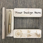 Custom Bamboo Ball Pen Printing 40
