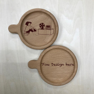 Custom Solid Wood Coaster Printing 32