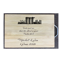 Custom bamboo Chop board Printing
