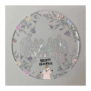 Custom Acrylic Coaster 01