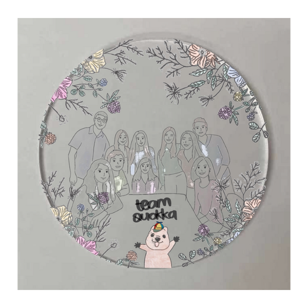 Custom Acrylic Coaster 01