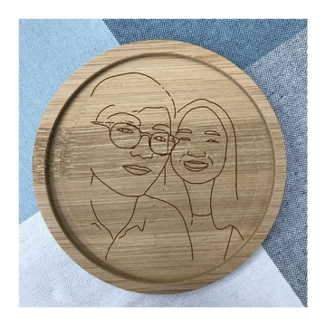 Custom Bamboo Coaster Printing 16