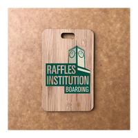 Custom Bamboo Luggage Tag 13