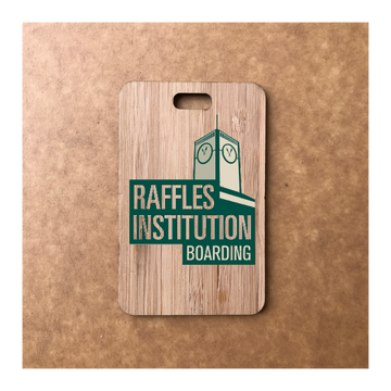 Custom Bamboo Luggage Tag 13