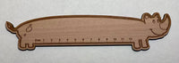 Custom Solid Wood Ruler 02