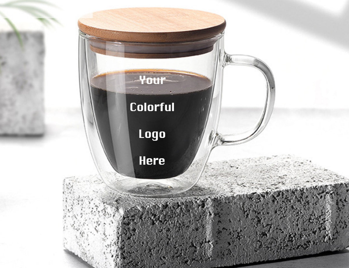 Custom Glass Tea Mugs as premium personal gift or corporate gifts ...