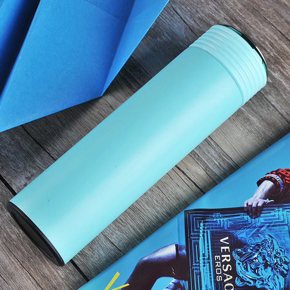 Custom Thermos Flask 10 with company logo engraved on compact 400ml stainless steel vacuum bottle