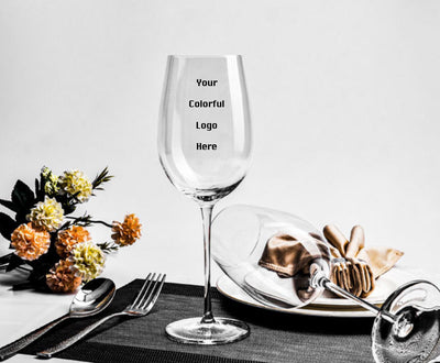 Custom wine glass printing Singapore - Premium personalised wine glasses with engraving and customise wine glass services for restaurants, wineries and corporate events